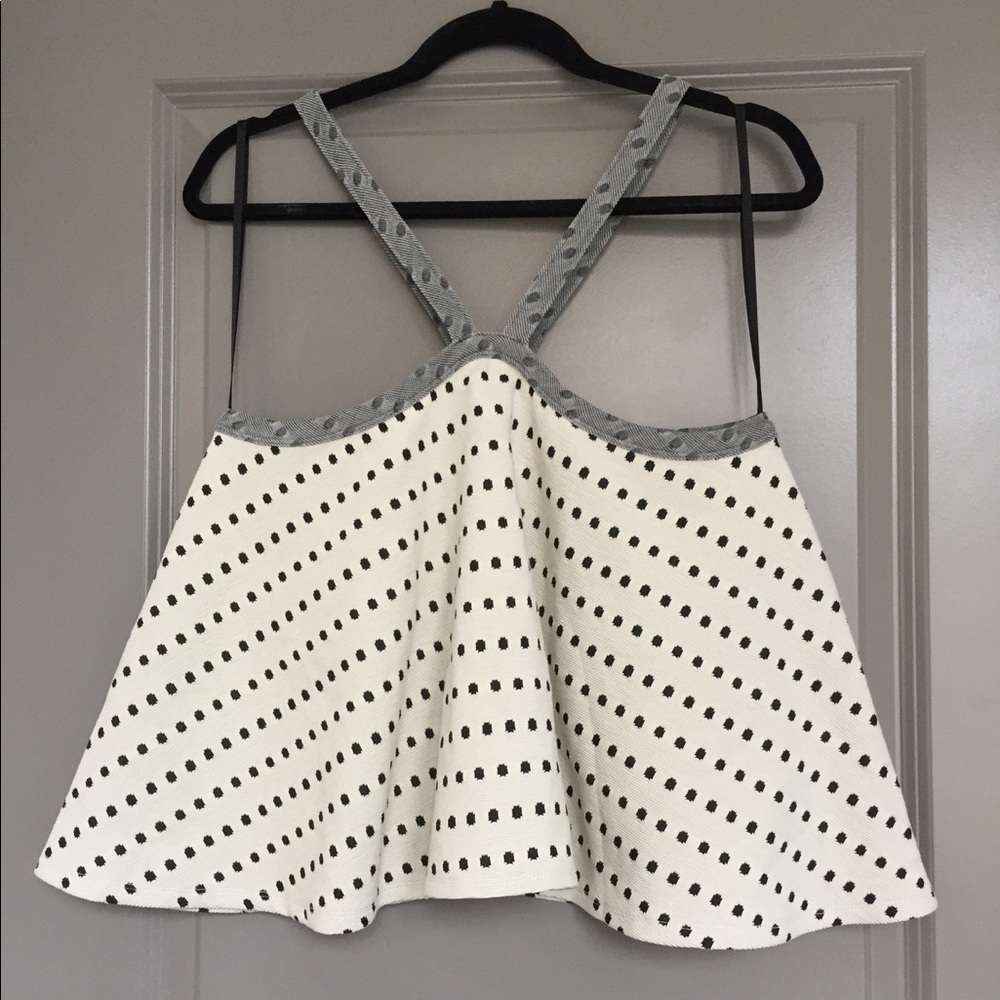 Anthropologie Dot Halter Style Tank